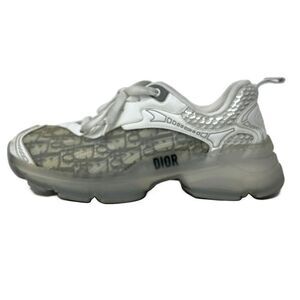 DIOR Christian Dior Sneakers 39 Women's Vibe Clear X White X Multi Leather